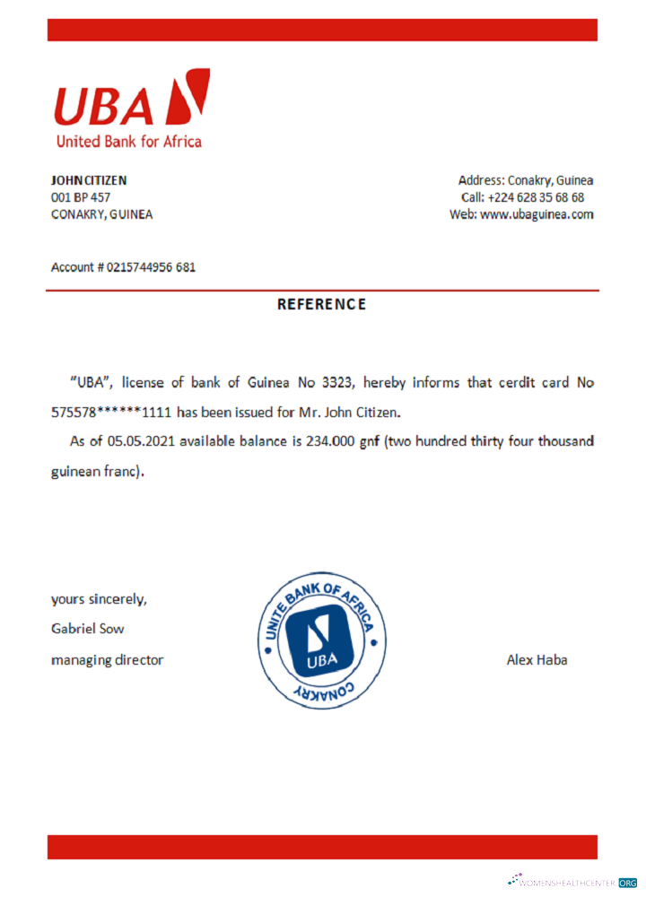 Download Guinea UBA reference Photoshop template